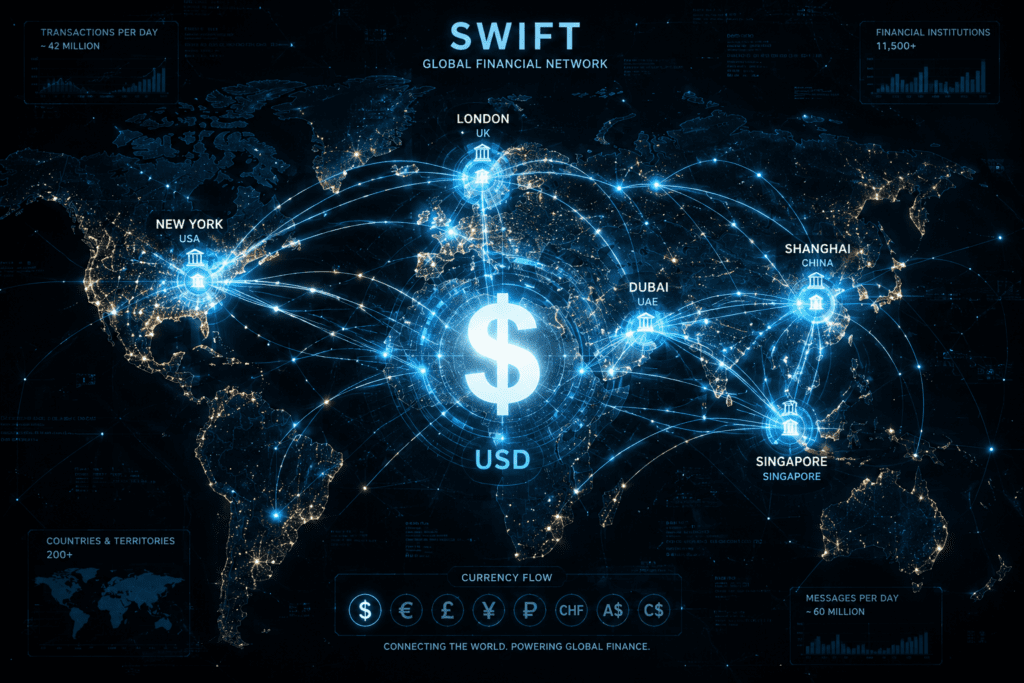 SWIFT Financial System — The Dollar's Global Network That Connects the World