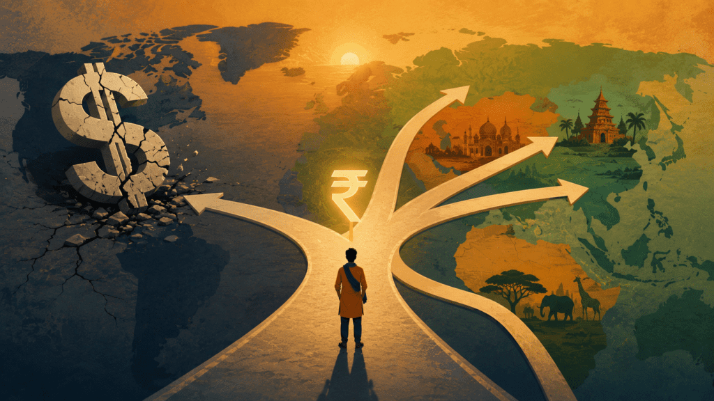 India's position in global trade war — impact of US tariffs on Indian exports and rupee in 2025